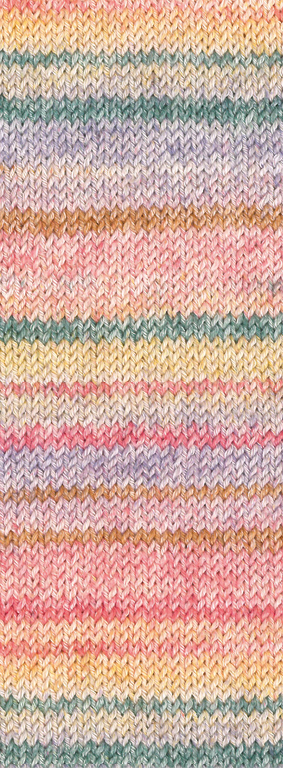 4453 Himbeer/Vanille/Moosgrün/Blasslila/Natur/ Karamell/Rosa