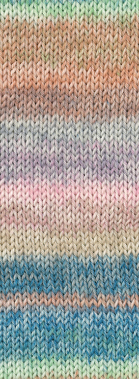 4018 Petrolblau/Orangebraun/Zartgrün/Rost/Hellgrau/ Graulila/Rosa/Mauve/Beige