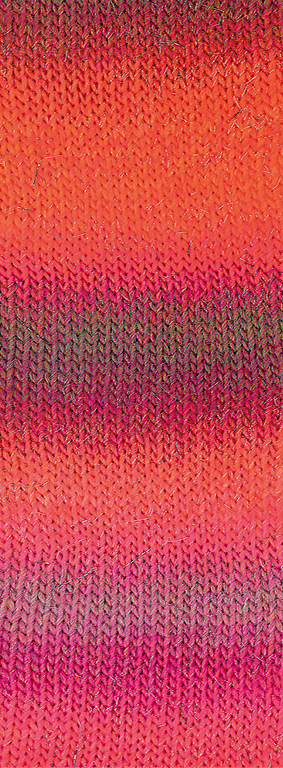 7613 Graubraun/Dunkelrot/Rot/Koralle/Fuchsia