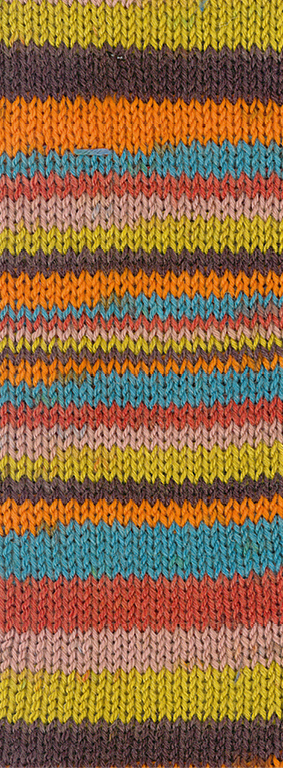 9698 Mokka/Orange/Türkis/Rost/Beige/Senf