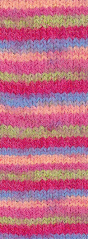 152 Tulpenrot/Veilchenblau/Lachsrosa/Pink/Hellgrün